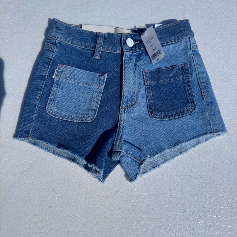 DL1961 Girl’s Dual Blue Jean Lucy Shorts High Rise Size 8